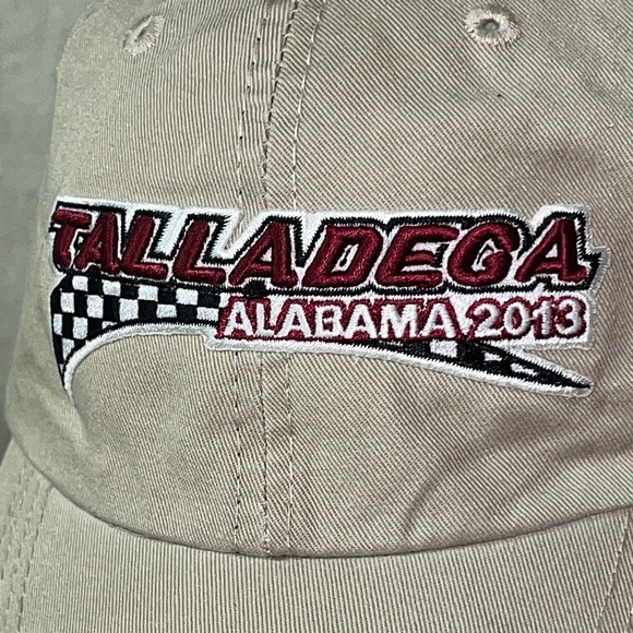 Talladega Alabama 2013 Racing Checker Flag Alternative Strap Back Baseball Hat - Picture 2 of 7